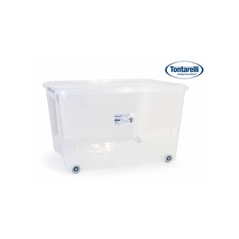 CAJA  ALMACENAJE  CON  TAPA  Y  RUEDAS