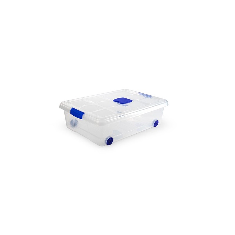 caja  ordenación  bajo  cama  blue