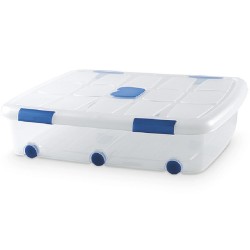 caja  ordenación  bajo  cama  blue