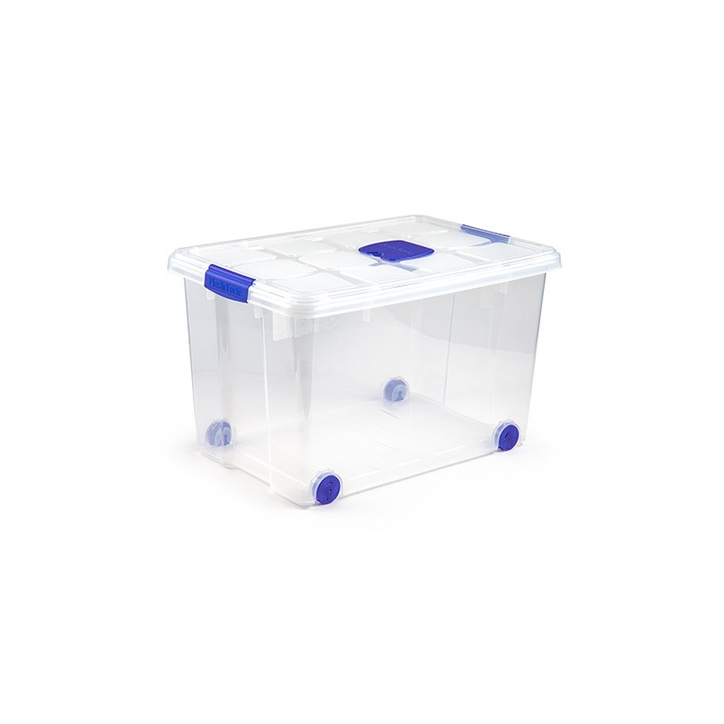 caja  ordenación  con  ruedas  blue