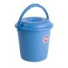 CUBO  BASURA  C/TAPA  AZUL