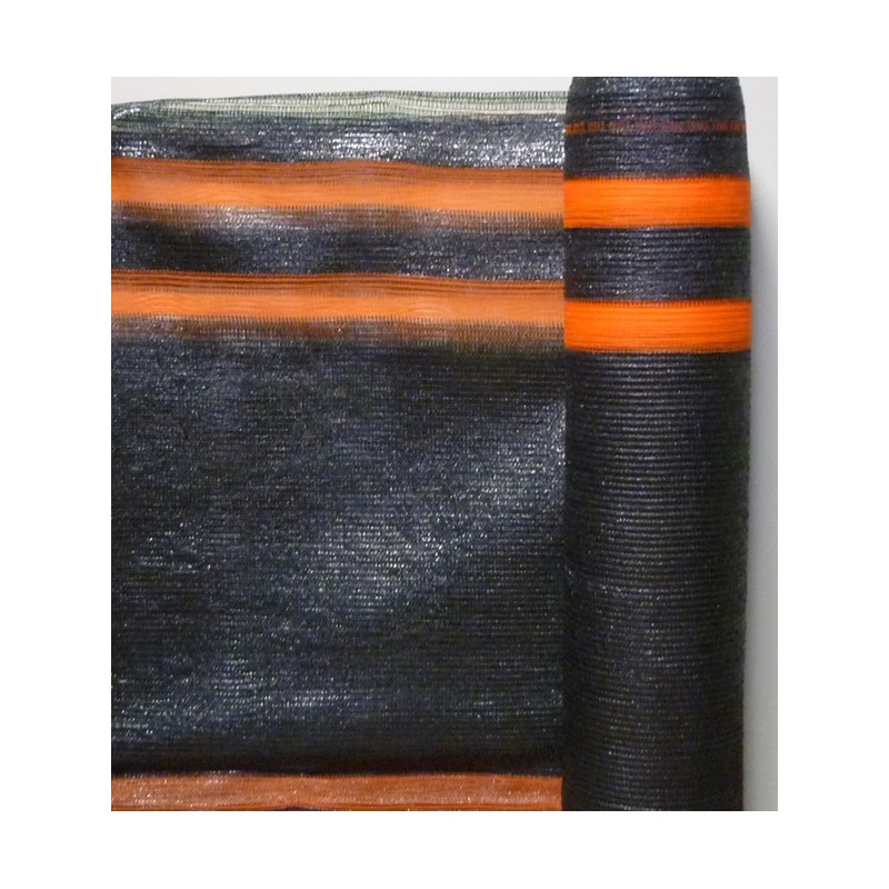 MALLA  BALIZAMIENTO  VERDE  OSCURO  /  NARANJA
