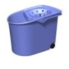 CUBO  ESCURRIDOR  C/RUEDAS  AZUL