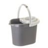 CUBO  RECTANGULAR  GRIS  CON  ESCURRIDOR
