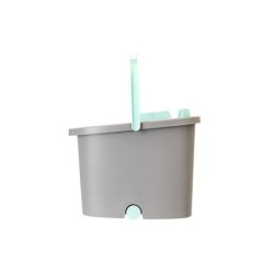 CUBO  CON  ESCURRIDOR  AUTOMÁTICO  Y  RUEDAS