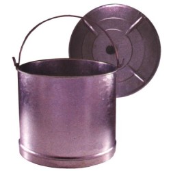 CUBO  RECTO  GALVANIZ  C/TAPA