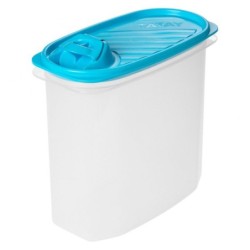 HERMETICO  OVAL  C/VERTEDOR  AZUL