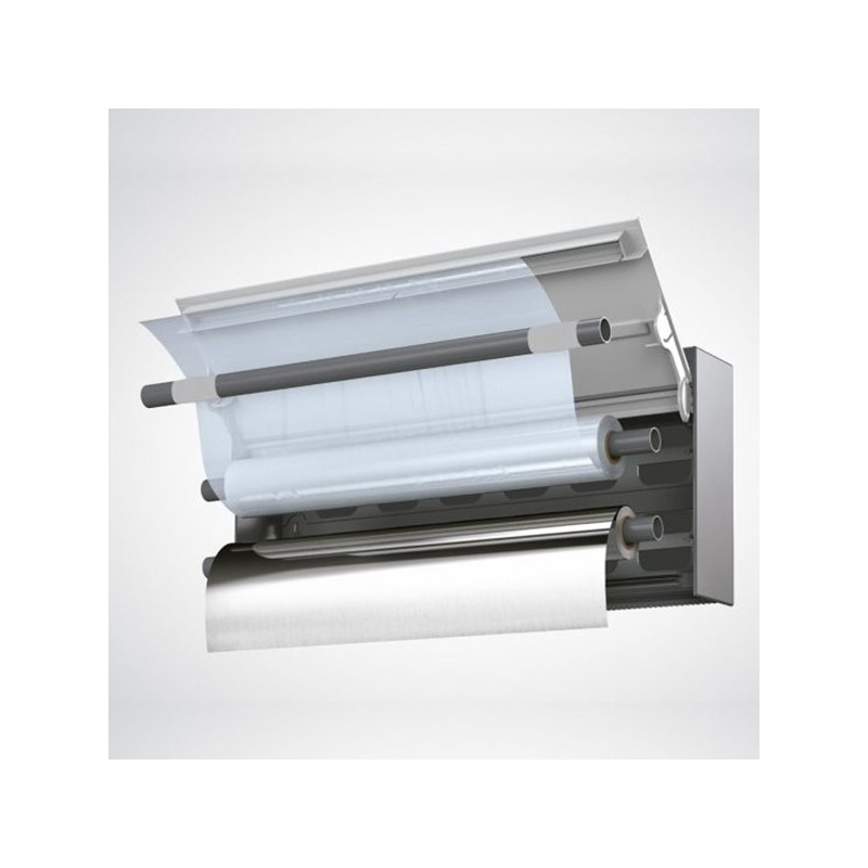 DISPENSADOR  3  ROLLOS  COCINA  TANGO  INOX