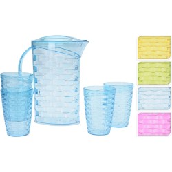 JARRA  +  4  VASOS