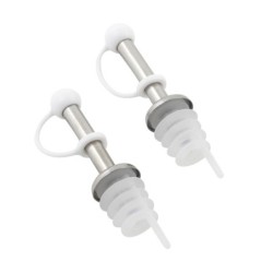 TAPON  C/VERTEDOR  CROMO  JGO  2