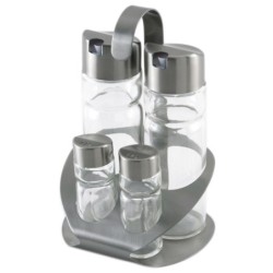 VINAGRERA  INOX  C/SOPORTE