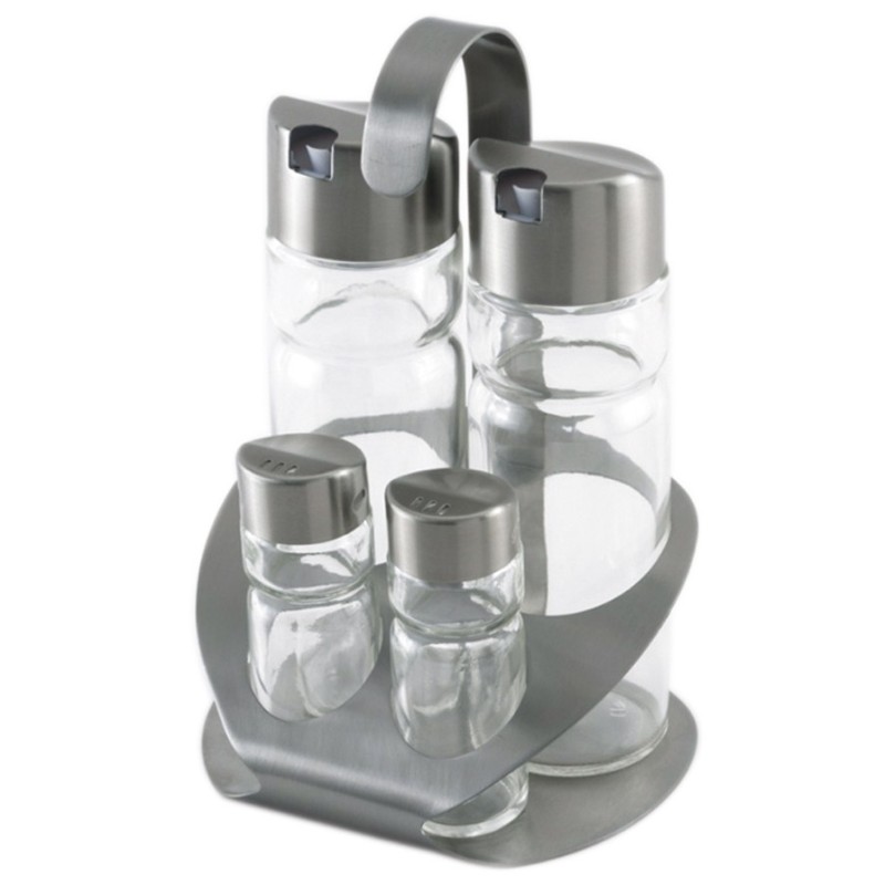 VINAGRERA  INOX  C/SOPORTE