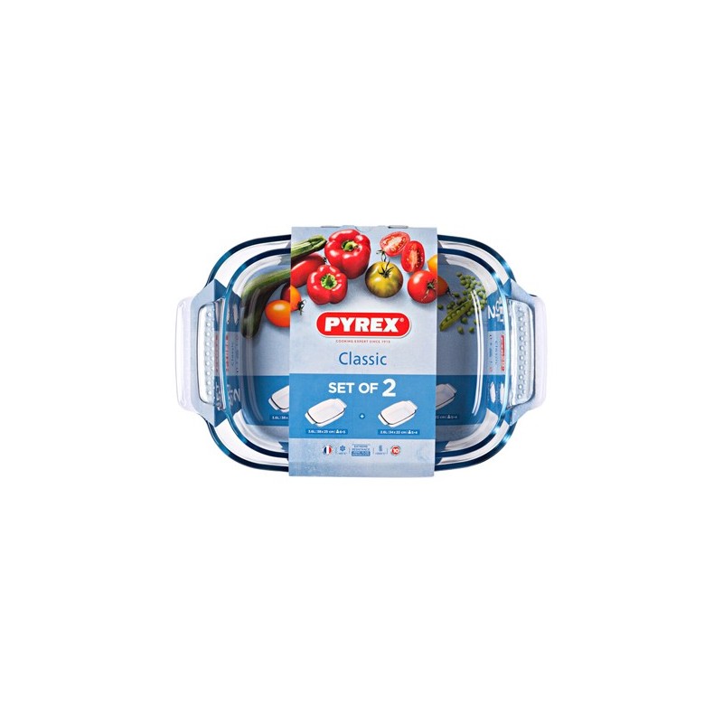 JUEGO  2  FUENTES  PYREX  CLASSIC  PX