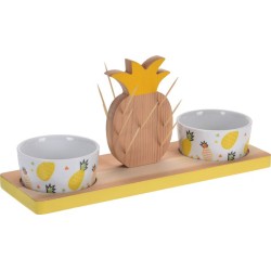 SET  DE  2  BOLS  DE  PORCELANA