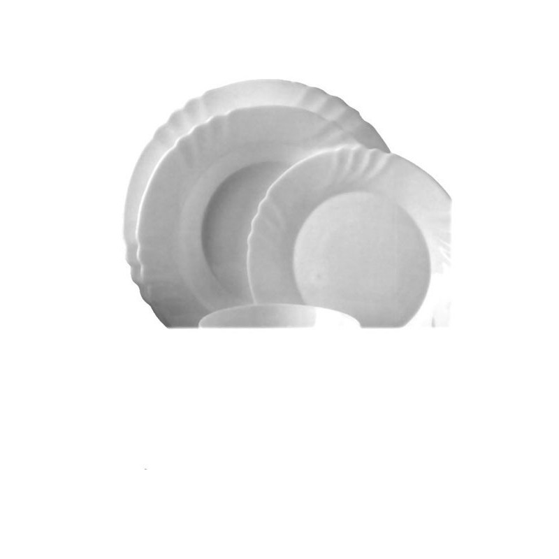 PLATO  LLANO  TRIANON  BLANCO