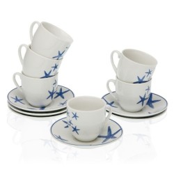 SET  6  TAZAS  té