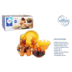 VAJILLA  áMBAR  DURALEX