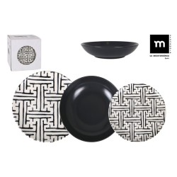 VAJILLA  MAZE  Monaco  IVORY  BRILLO