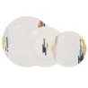 VAJILLA  PORCELANA  18  PZS  ARTE  QUID