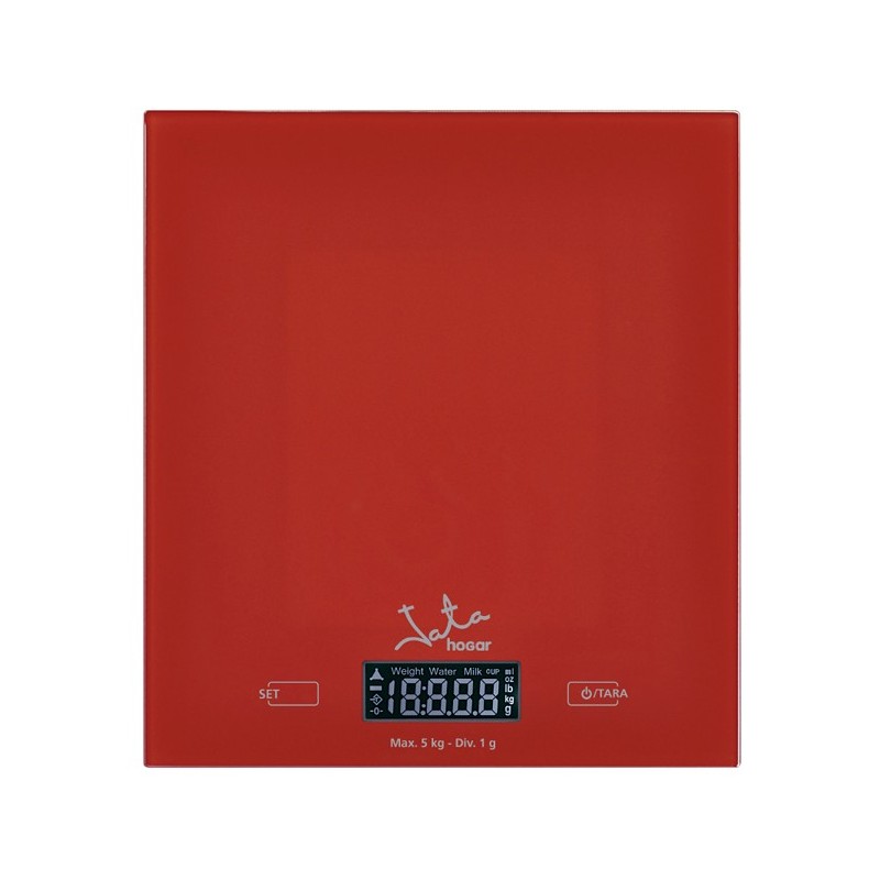 BALANZA  ELECTRÓNICA  CRISTAL  ALTA  PRECISIÓN  729  JATA  HOGAR