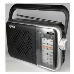 RADIO  TRANSISTOR  RED/PILAS