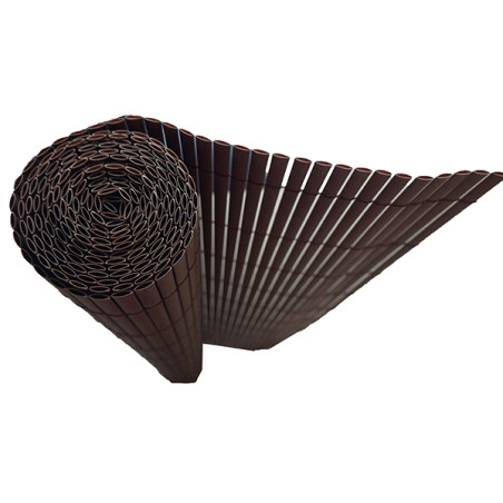 CAÑIZO PVC DOBLE MARRON