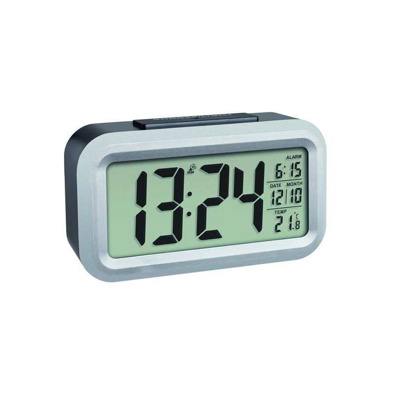 RELOJ  DIGITAL  NEGRO  CON  TERMÓMETRO  HERTER