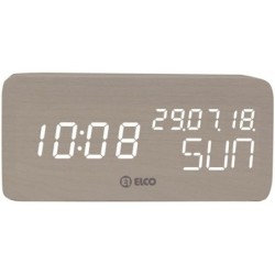 RELOJ  DESPERTADOR  DE  DISEÑO  EN  MADERA