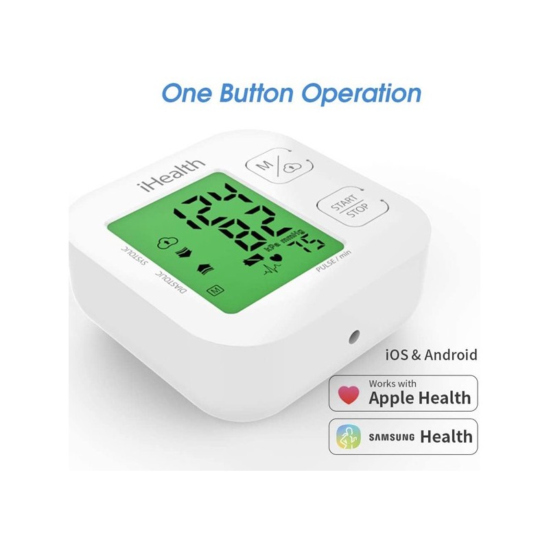 TENSIÓMETRO  DE  BRAZO  IHEALTH  TRACK