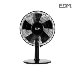 VENTILADOR  SOBREMESA  NEGRO  EDM