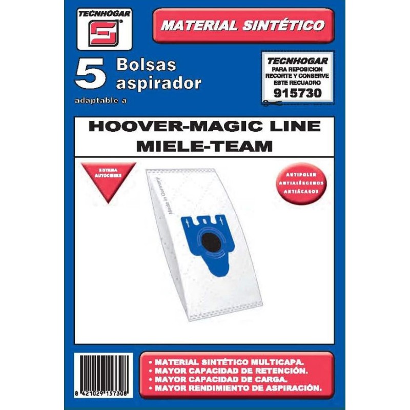 BOLSA  ASPIRADOR  5  U.  MIELE-HOO