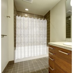 CORTINA  BAÑO  PVC