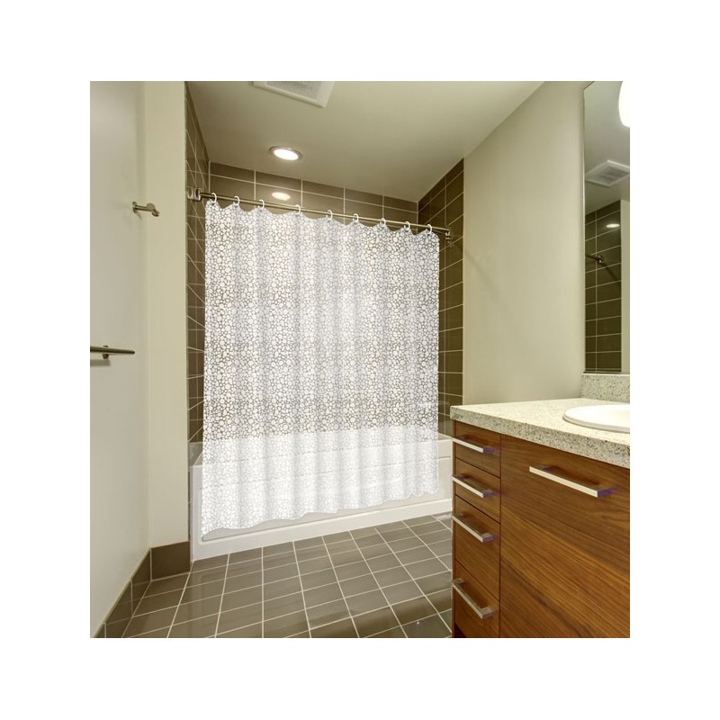 CORTINA  BAÑO  PVC