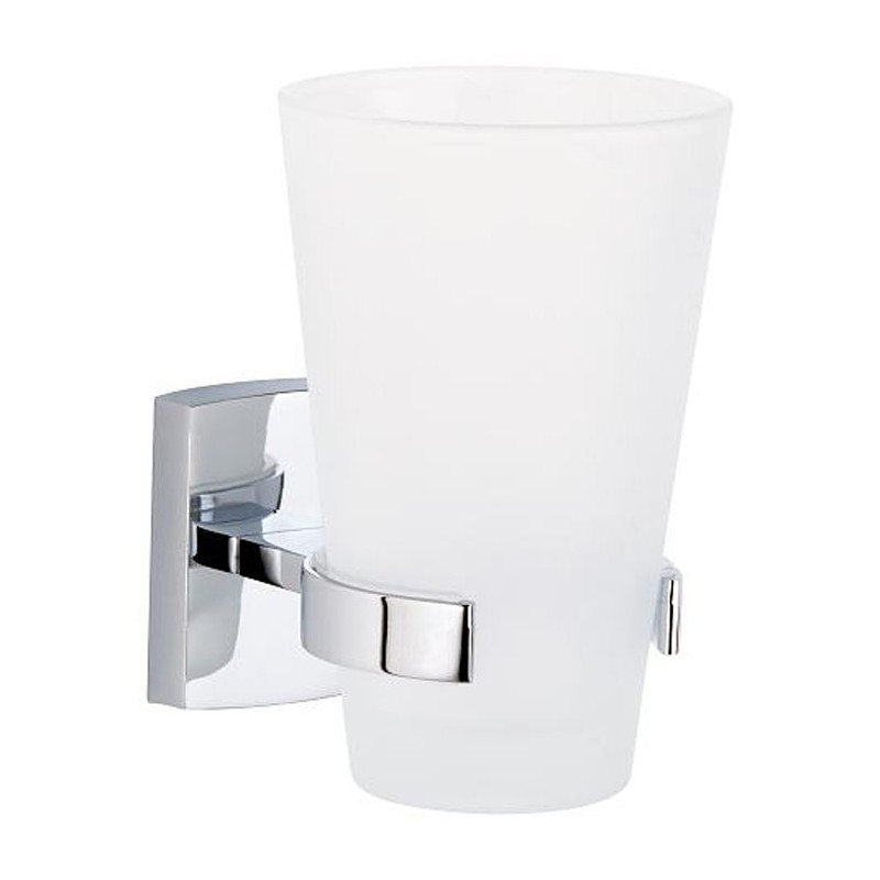 SOPORTE  CON  VASO  DE  CRISTAL  KLAAM