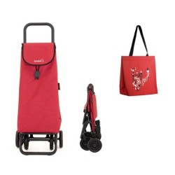 CARRO  COMPRA  4R  ROJO+BOLSA  44