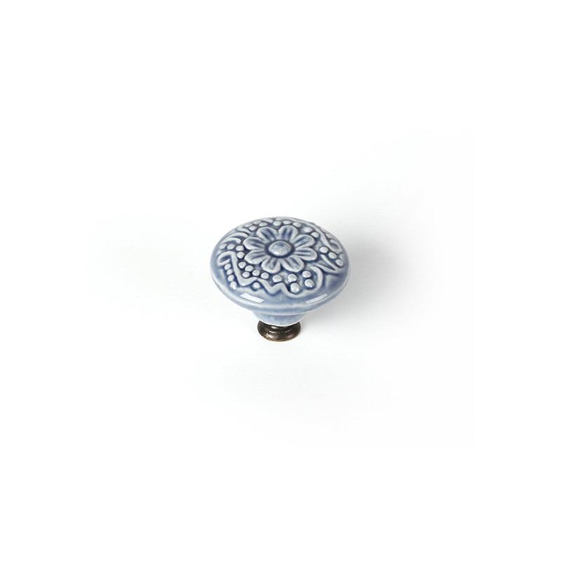 POMO PORCELANA AZUL