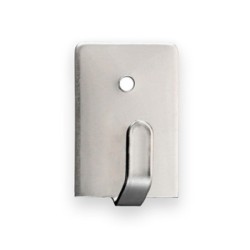 PERCHA  ADHESIVA  INOX  BL.4