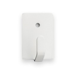 PERCHA  ADHESIVA  BLANCA  BL.4