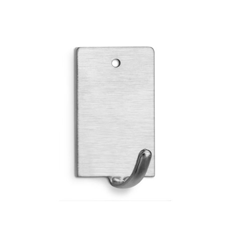 PERCHA  ADHESIVA  INOX  BL.3