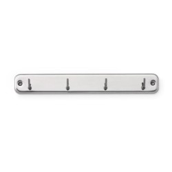 PERCHA  C/TORN.  INOX  4  GANCHOS
