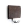 PERCHA  ADH.  INOX  MADERA  WENGUE