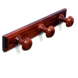 PERCHA  MADERA  3  P.  RED.  SAPELI