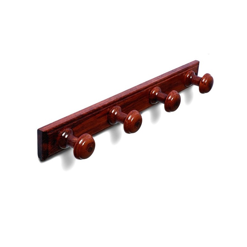 PERCHA  MADERA  4  P.  RED.  SAPELI
