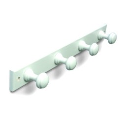 PERCHA  PINO  4  P.  RED.  BLANCO