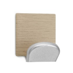 PERCHA  ADHESIVA  ARCE/INOX  BL.2