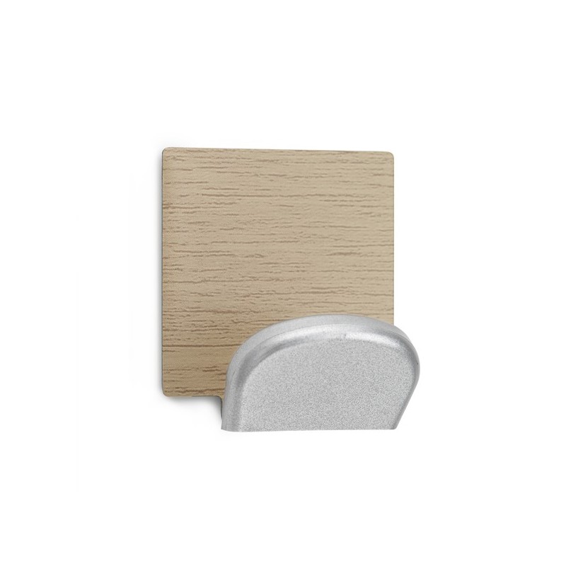 PERCHA  ADHESIVA  ARCE/INOX  BL.2