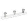 PERCHA  MADERA  3P  CROMO  B.BLAN