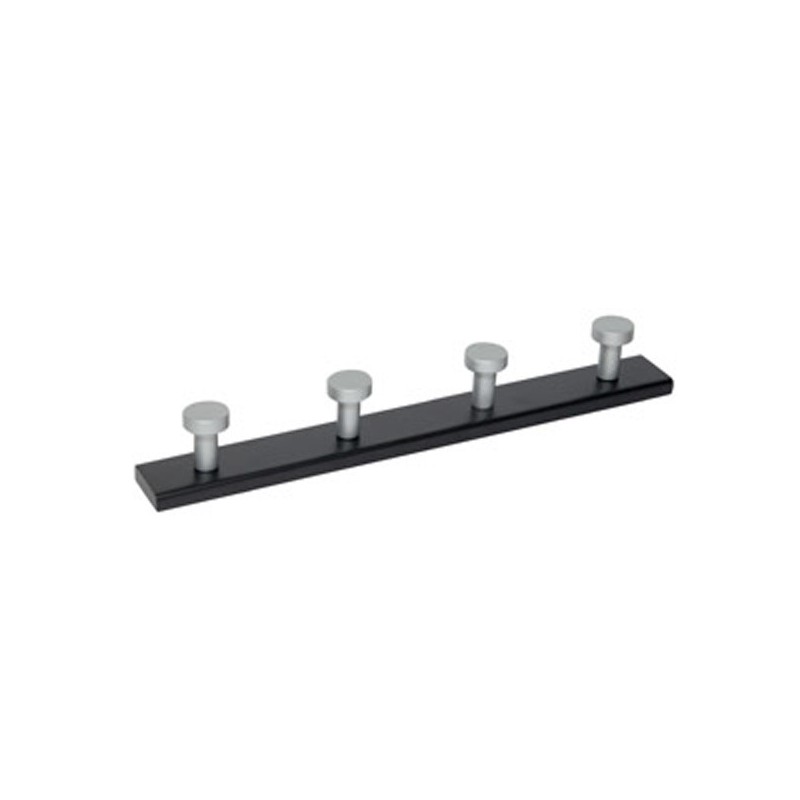 PERCHA  MADERA  4P  CROMO  B.WENG