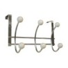 PERCHA  SOBREPUERTA  PORCELANA  BLANCA
