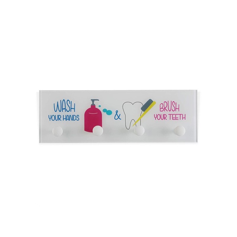 COLGADOR  BAÑO  4  P.  WASH&BRUSH